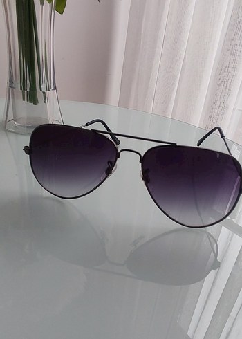 Gri Minimalist Gotik Kadın Güneş Gözlüğü - Görsel 4