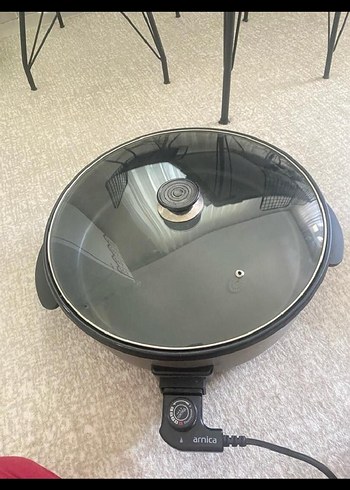 Arnica Siyah Elektrikli Tava - Görsel 2