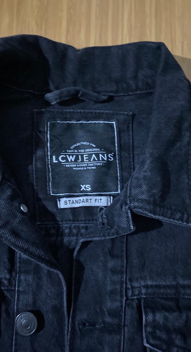 Kot ceket lcw ceket siyah ceket - Görsel 2