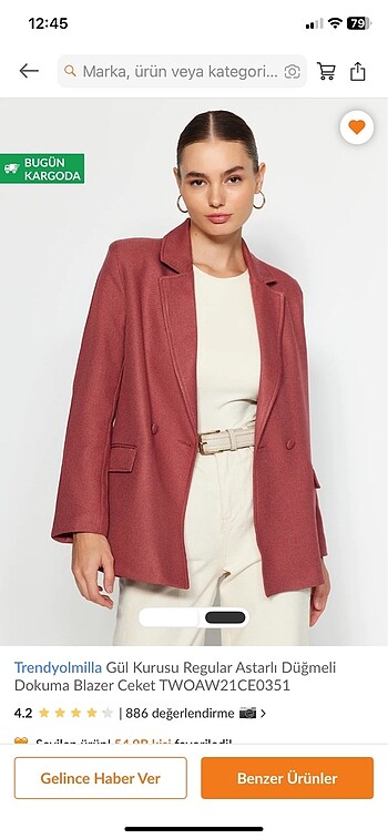 34 Beden Blazer
