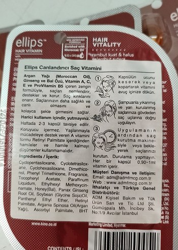 Ellips Saç Bakım Yağı Kapsülleri - Görsel 2