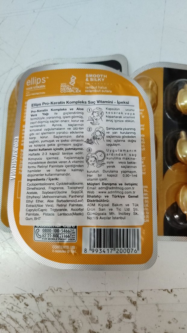 Ellips Saç Bakım Kapsülleri ipeksi pro keratin.. - Görsel 2