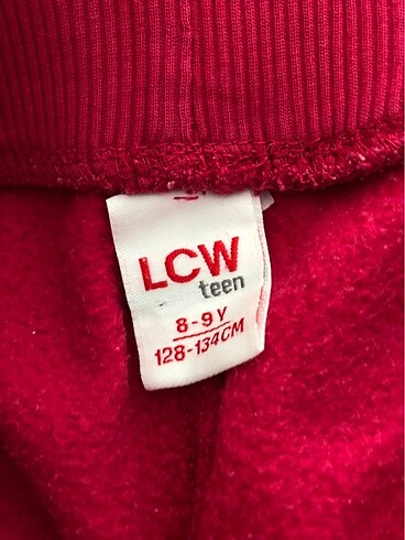 8 Yaş Beden kırmızı Renk Lc Waikiki eşofman 8-9 yaş