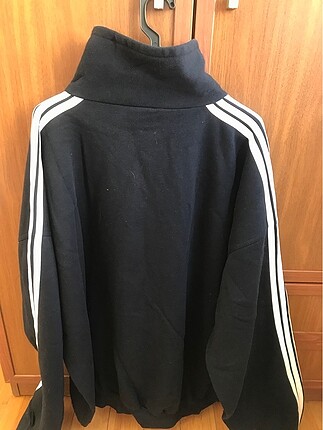 Markasız Ürün Siyah Polar Sweatshirt XL-XXL
