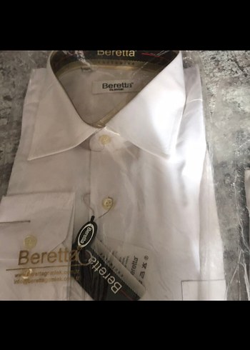 Beyaz Kısa ve uzun Kollu Bel Detaylı Erkek Gömlek - Görsel 3