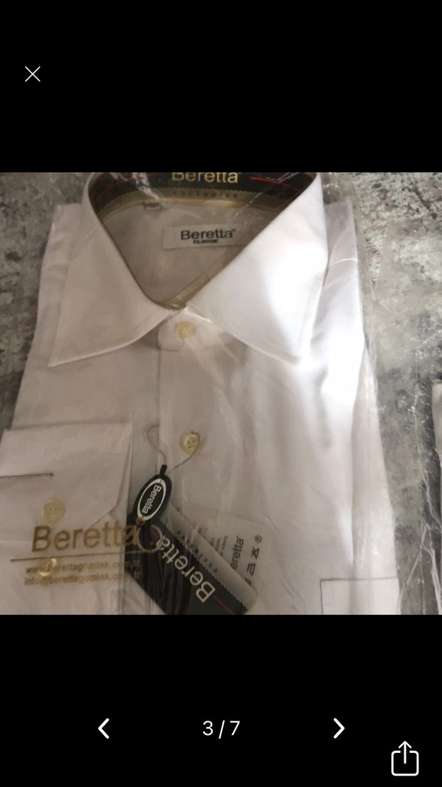 Beyaz Kısa ve uzun Kollu Bel Detaylı Erkek Gömlek - Görsel 3