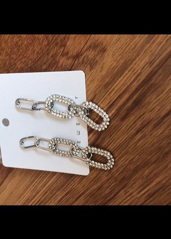 Parlak Renkli Taşlı Uzun Kadın Küpeler - Görsel 4