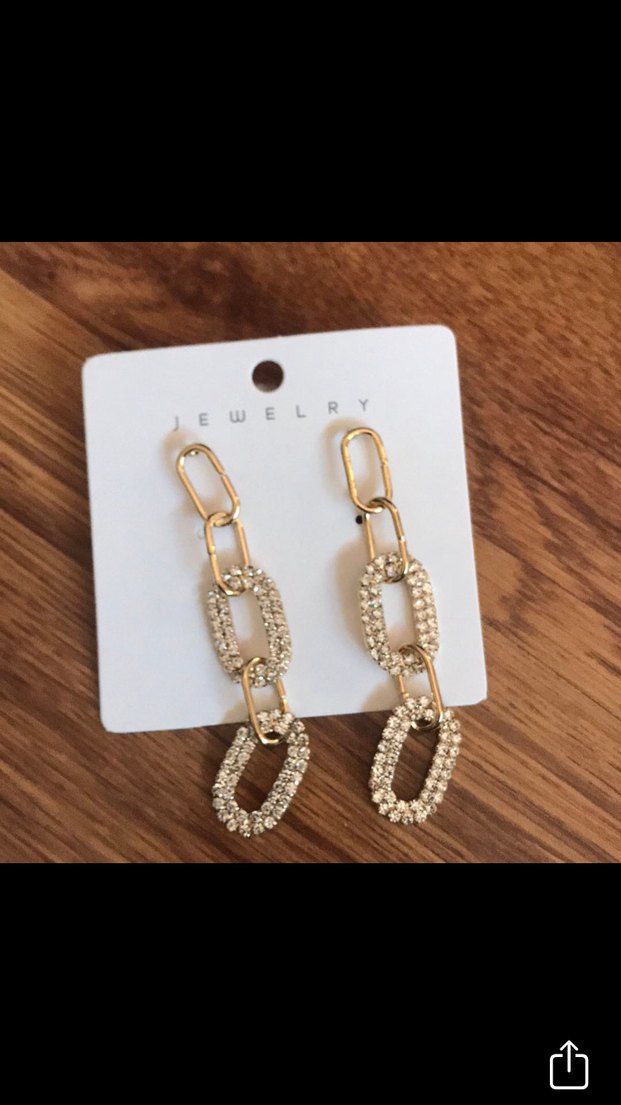 Parlak Renkli Taşlı Uzun Kadın Küpeler - Görsel 5