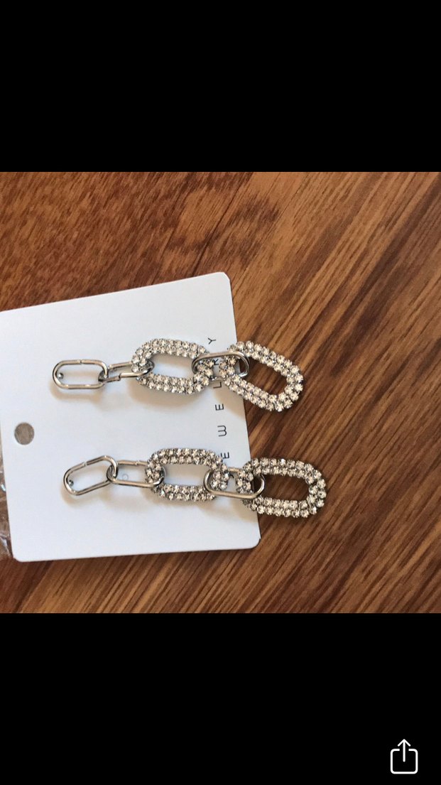 Parlak Renkli Taşlı Uzun Kadın Küpeler - Görsel 3