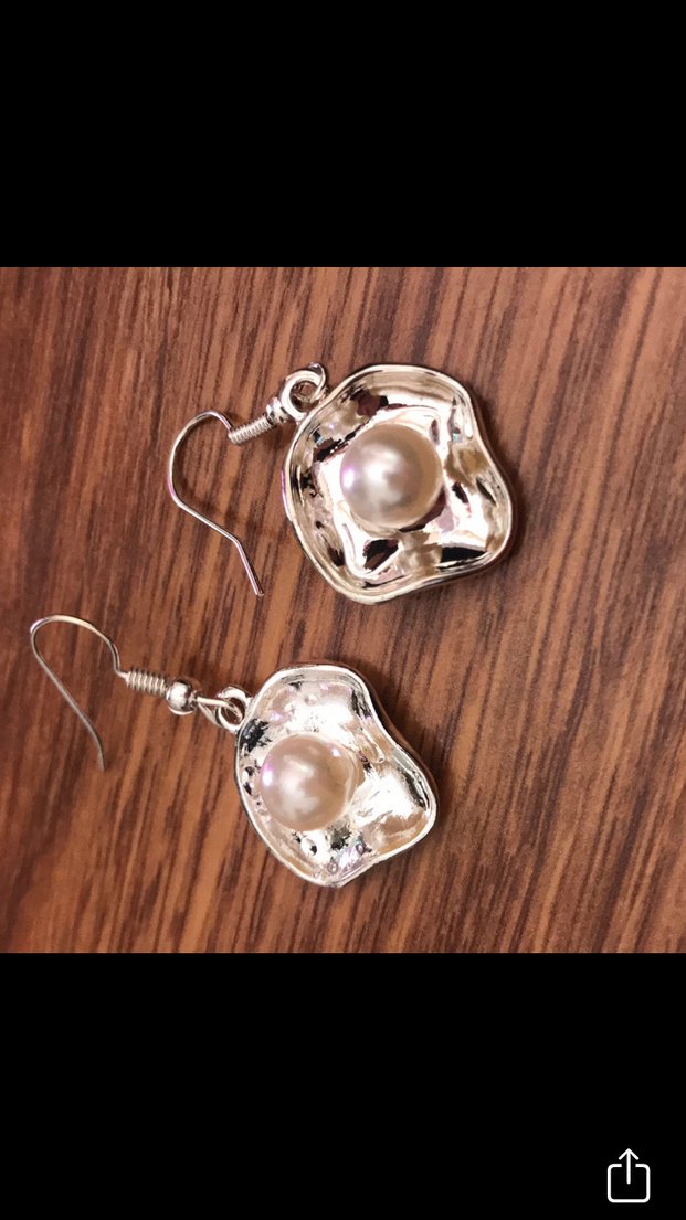 Vintage Mini Beaded Küpe - Görsel 4