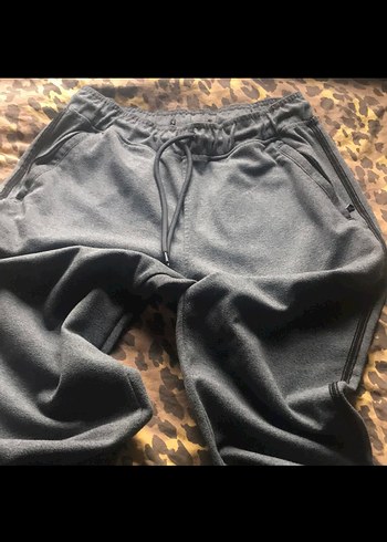 Gri Rahat Kesim Erkek Eşofman Altı - Görsel 2