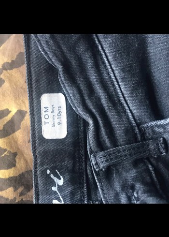 Gri Dar Kesim Biker Denim Erkek Kot Pantolon - Görsel 5