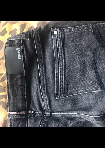 Gri Dar Kesim Biker Denim Erkek Kot Pantolon - Görsel 3