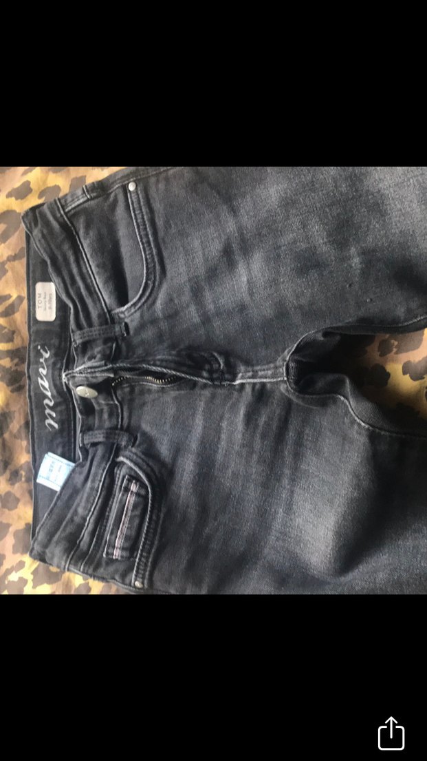 Gri Dar Kesim Biker Denim Erkek Kot Pantolon - Görsel 4