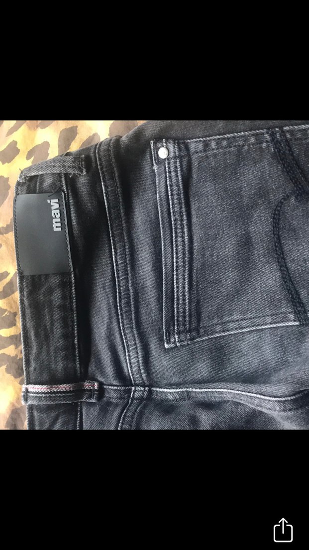 Gri Dar Kesim Biker Denim Erkek Kot Pantolon - Görsel 3