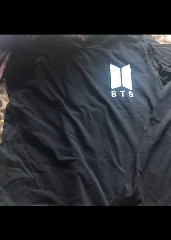 Kız Çocuk Siyah Baskılı Kısa Kollu Tişört - Görsel 3