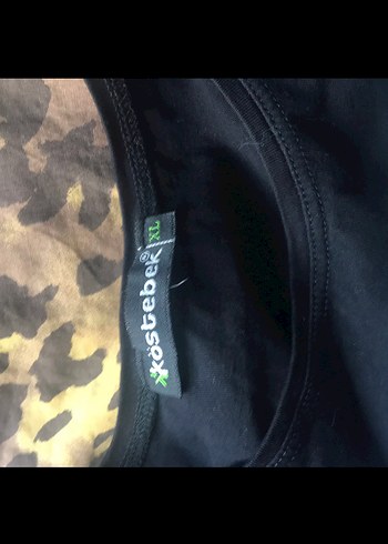 Kız Çocuk Siyah Baskılı Kısa Kollu Tişört - Görsel 4