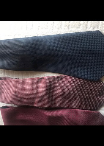 Erkek Kahverengi ve Siyah Kravat Seti - Görsel 8