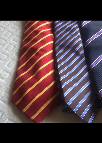 Erkek Kahverengi ve Siyah Kravat Seti - Görsel 16