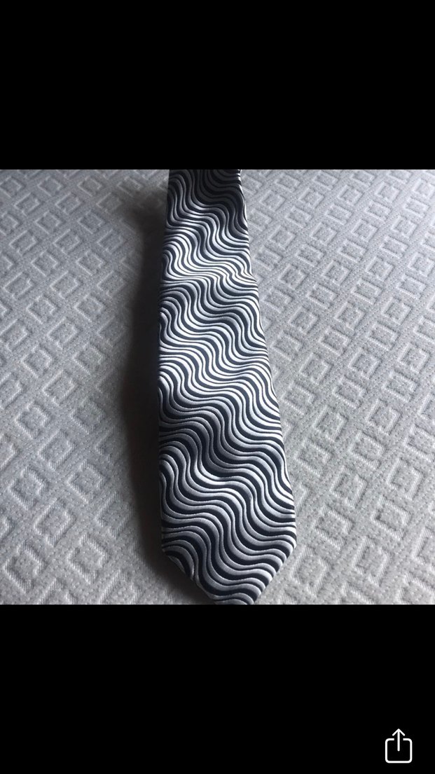 Erkek Kahverengi ve Siyah Kravat Seti - Görsel 4