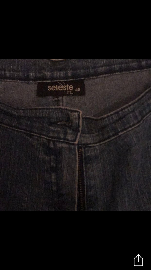 Siyah Kadın Kumaş Pantolon Midi Boy - Görsel 5