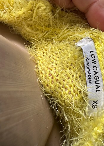 LC Waikiki LCW Casual Sarı Yumoş Kazak