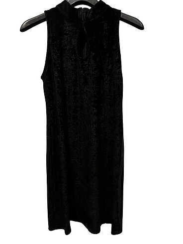 Damla Model Siyah Kadife Elbise - Görsel 7