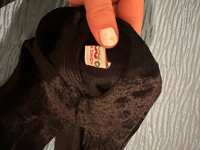 Damla Model Siyah Kadife Elbise - Görsel 6