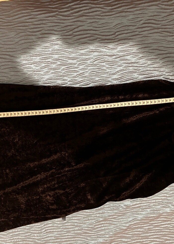 Damla Model Siyah Kadife Elbise - Görsel 4