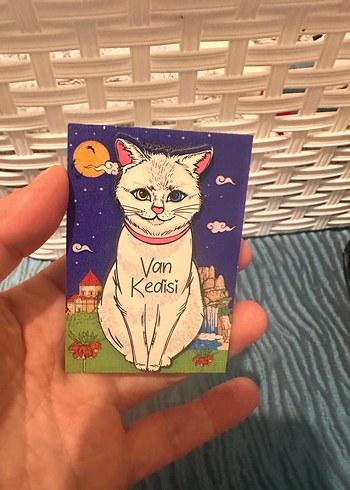 Van Kedisi Temalı Magnet