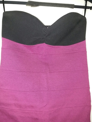 Bershka pembe mini elbise