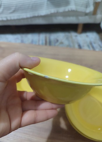 Sarı Renkli 6'lı Tabak Seti - Görsel 6