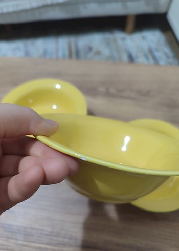 Sarı Renkli 6'lı Tabak Seti - Görsel 5