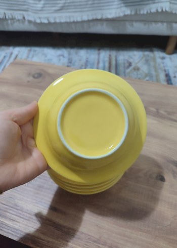 Sarı Renkli 6'lı Tabak Seti - Görsel 9