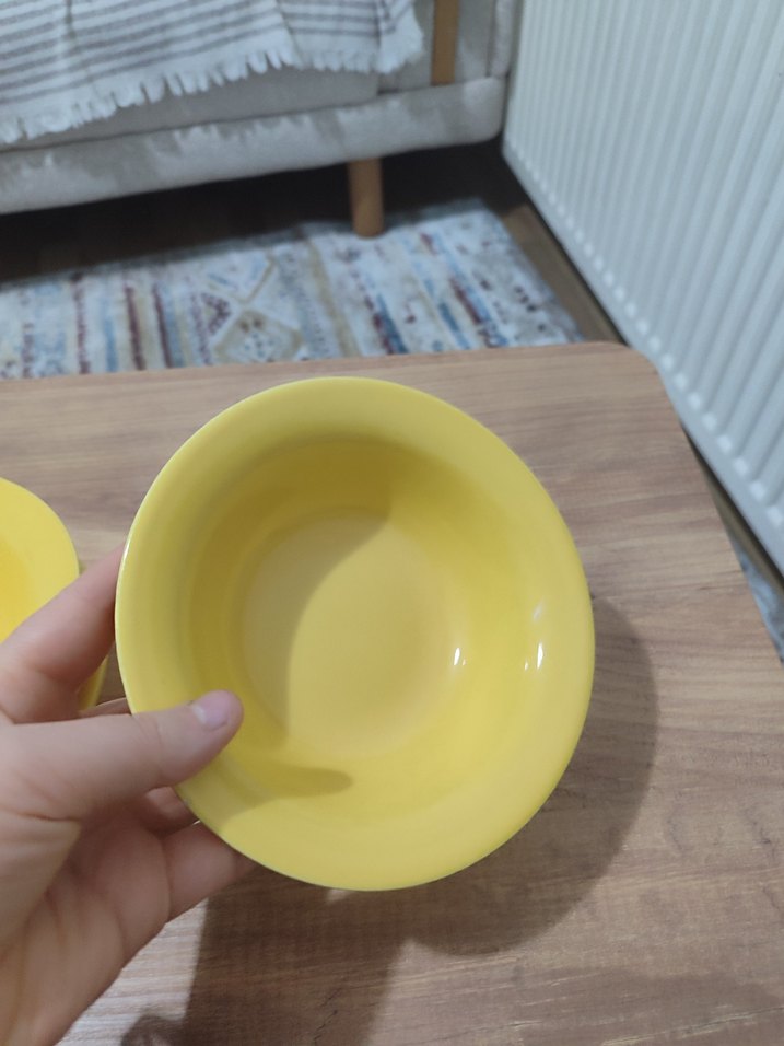 Sarı Renkli 6'lı Tabak Seti - Görsel 3