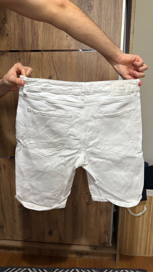 Beyaz Erkek  Şort - Görsel 2