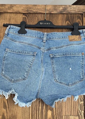 Kadın Mavi Mini Şort - Görsel 2