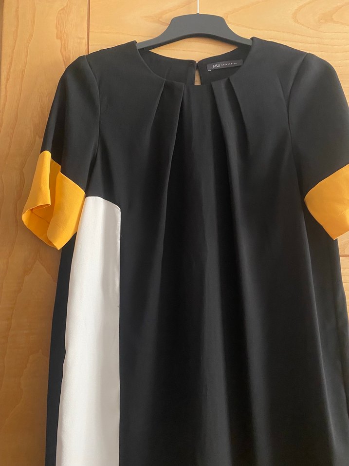 Renk Bloklu elbise - Görsel 2