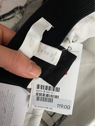 H&M Hm kumaş pantalon