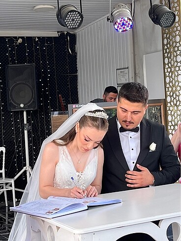 Beden beyaz Renk GELİN TACI