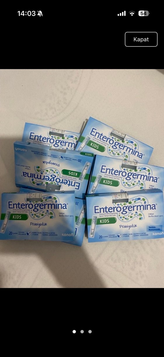 Enterogermina Kids Probiyotik 20 Flakon - Görsel 2