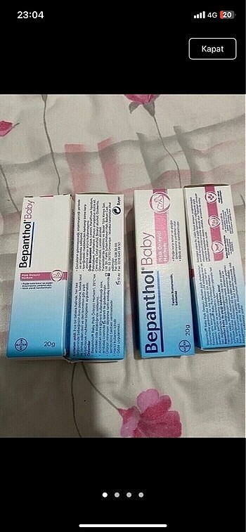 Bepanthol pişik kremi