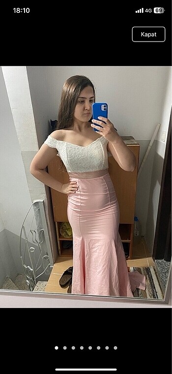 Diğer Balık model kayık yaka abiye