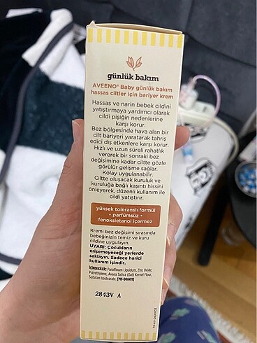 Diğer Aveeno baby pişik kremi