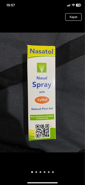 Nasatol nasal spray