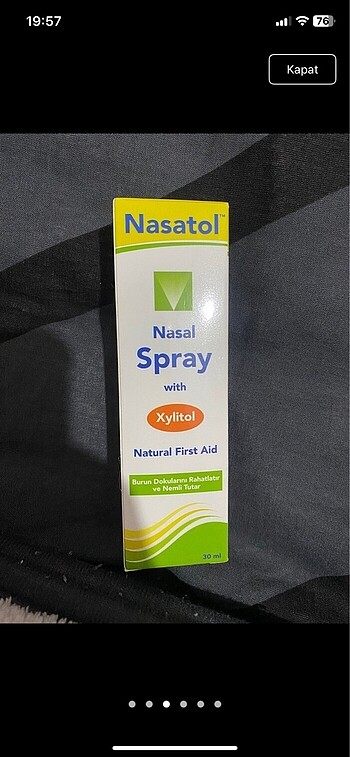 Diğer Nasatol nasal spray