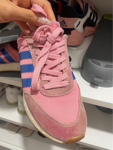 Pembe orjinal Adidas yazlık