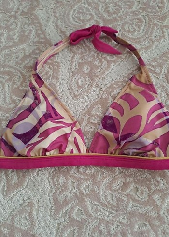 Pembe Bağlamalı Mini Bikini Takımı - Görsel 3