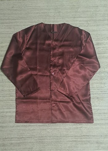 Bordo pijama takımı - Görsel 5