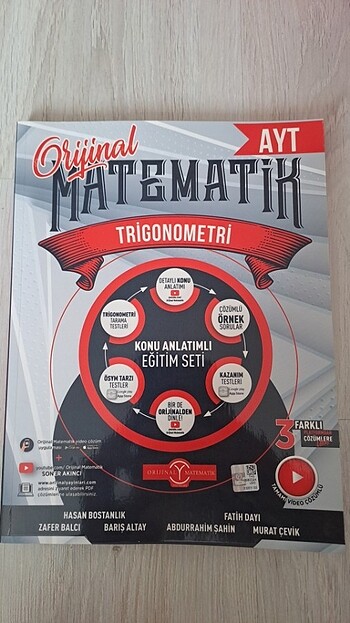 orijinal matematik ayt trigonometri fasikülü